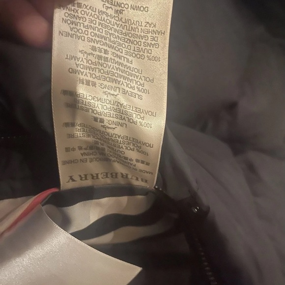 Burberry Puffer Black Coat XL - Picture 7 of 8
